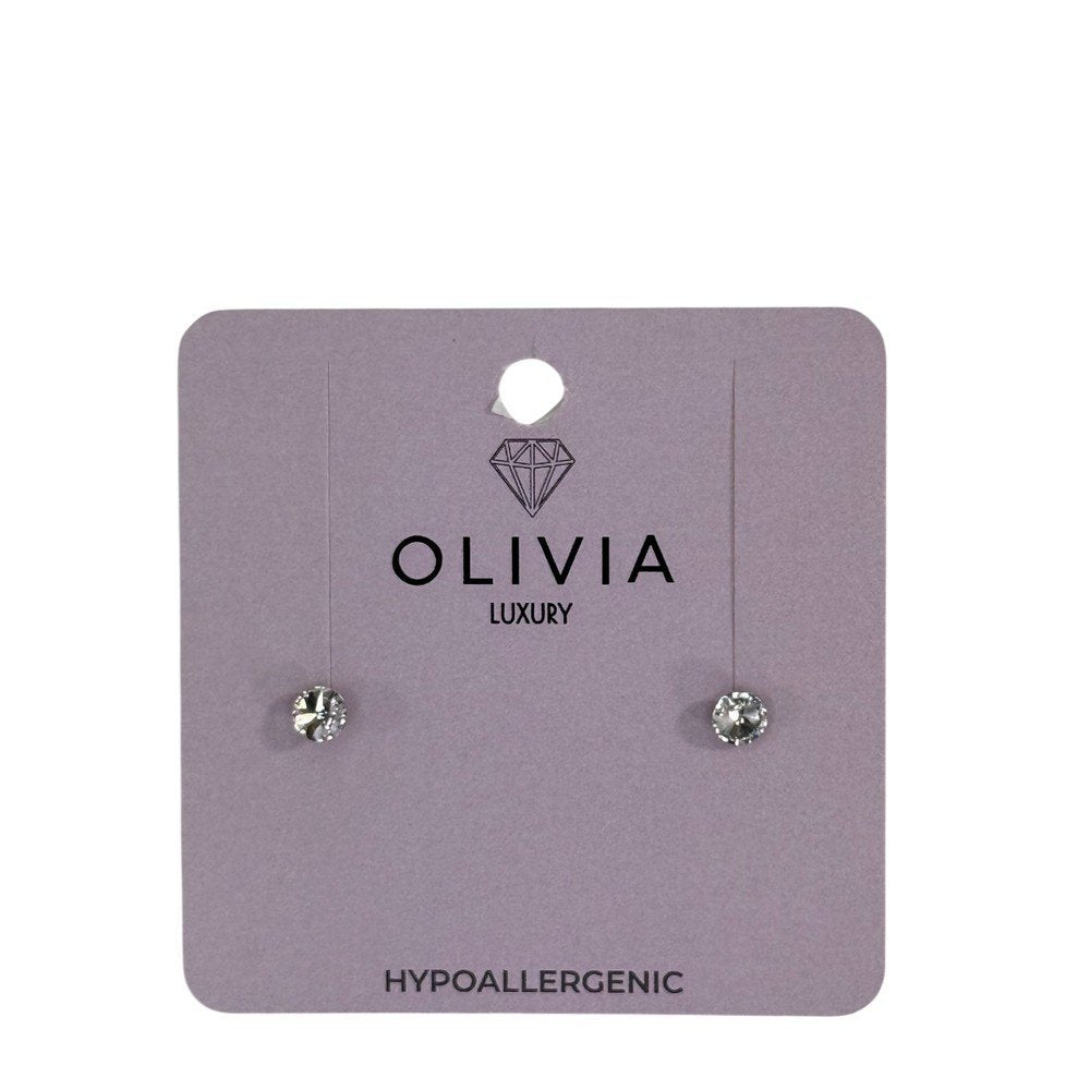 PENDIENTES CRISTAL HIPOALERGENICO RIVOLI CRYSTAL | OLIVIA LUXURY | 1 UNIDAD | 8436589367012