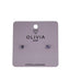 PENDIENTES CRISTAL HIPOALERGENICO RIVOLI VIOLET | OLIVIA LUXURY | 1 UNIDAD | 8436589367029