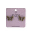 PENDIENTES BUTERFLY HIPOALERGENICO RIVOLI SNOW | OLIVIA LUXURY | 1 UNIDAD | 8436589367272