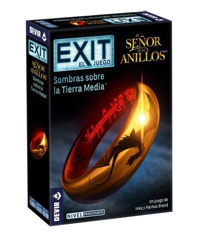 JUEGO DE MESA EXIT EL SEÑOR DE LOS ANILLOS | DEVIR GAMES | 1 UNIDAD | 8436589627857