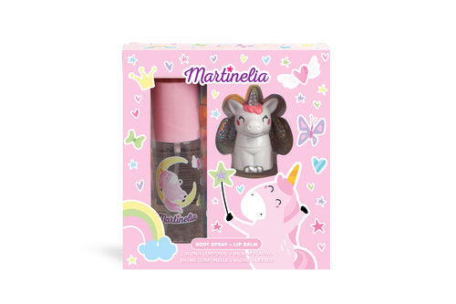 Set Spray Corporal y Balsamo Labial Unicornio MARTINELIA Imagen principal del producto