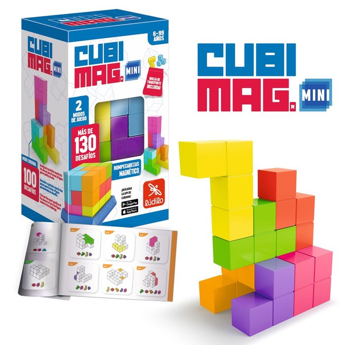 JUEGO CUBIMAG MINI | LUDILO | 1 UNIDAD | 8436598034233