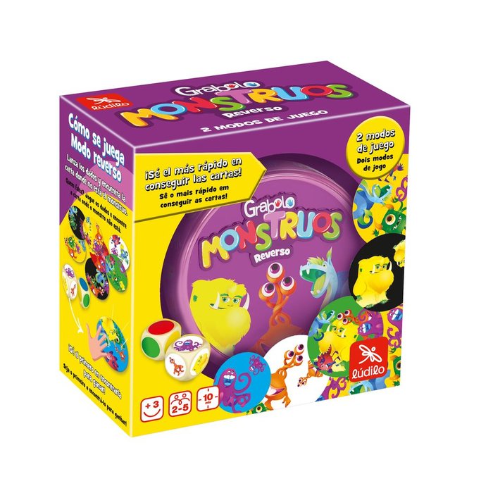 JUEGO DE MESA GRABOLO MONSTRUOS REVERSO | LUDILO | 1 UNIDAD | 8436598038217