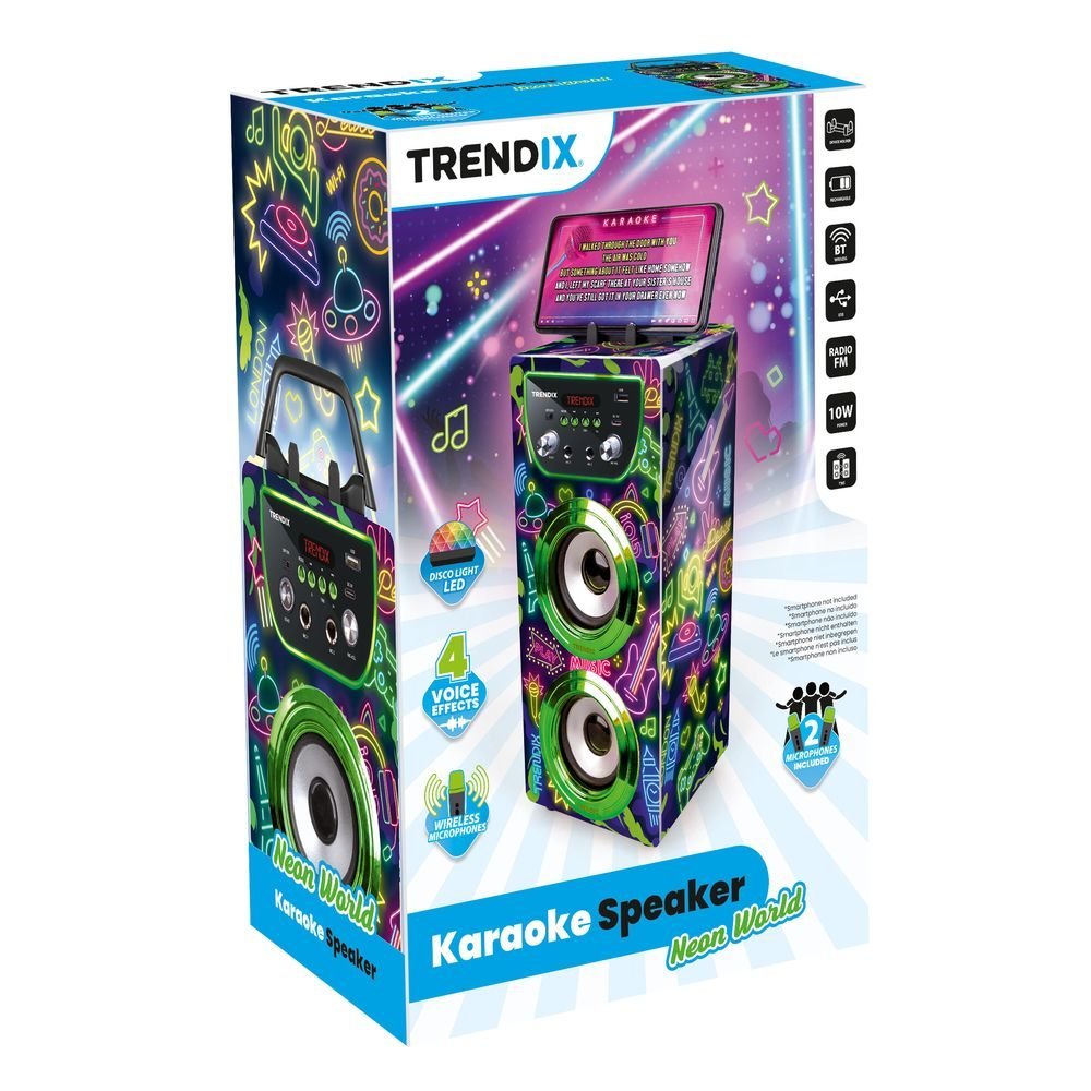 Juego Karaoke Neon World Inalámbricos Marca World Brands Games