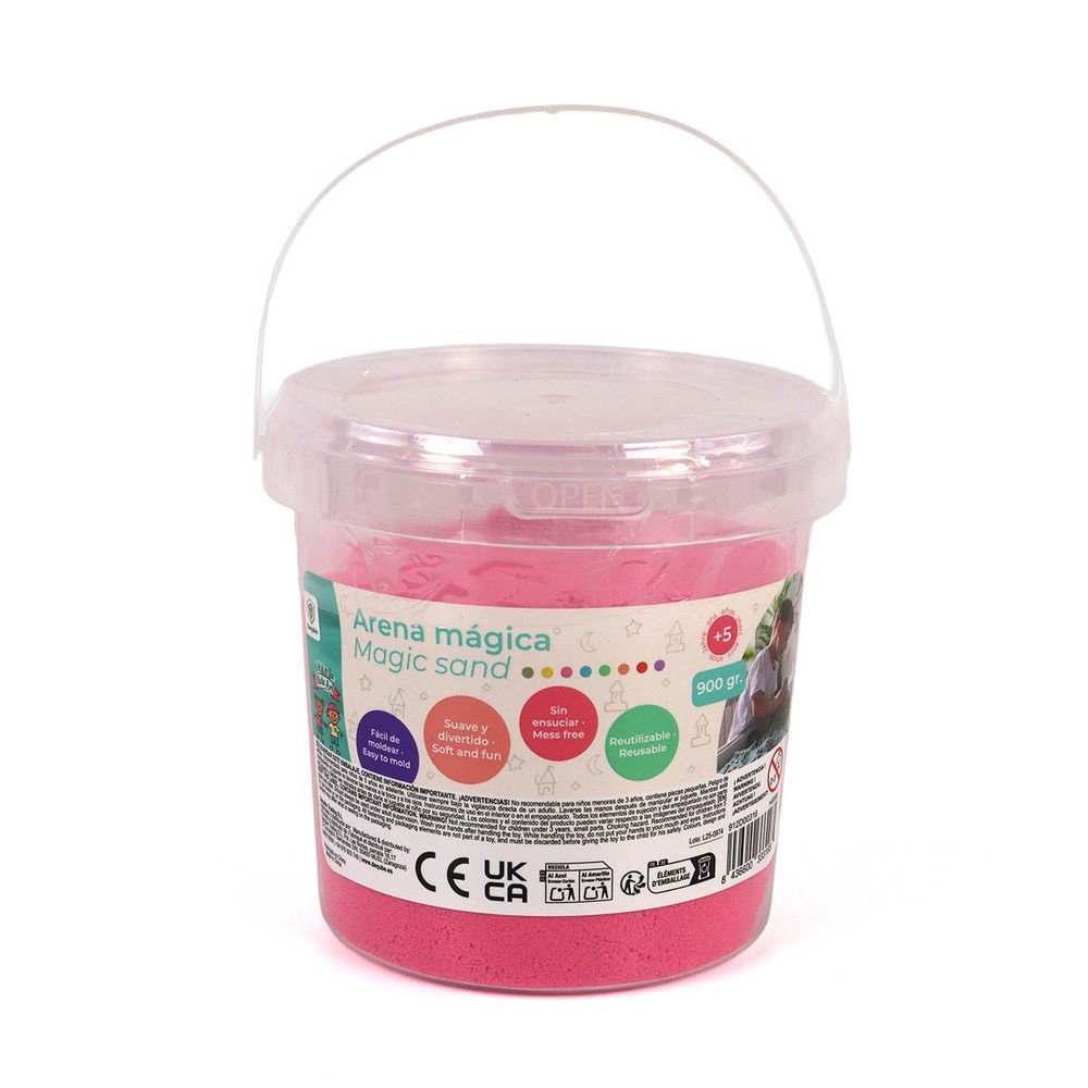 Bote Arena Mágica Rosa DEQUBE 900 g Imagen principal del producto
