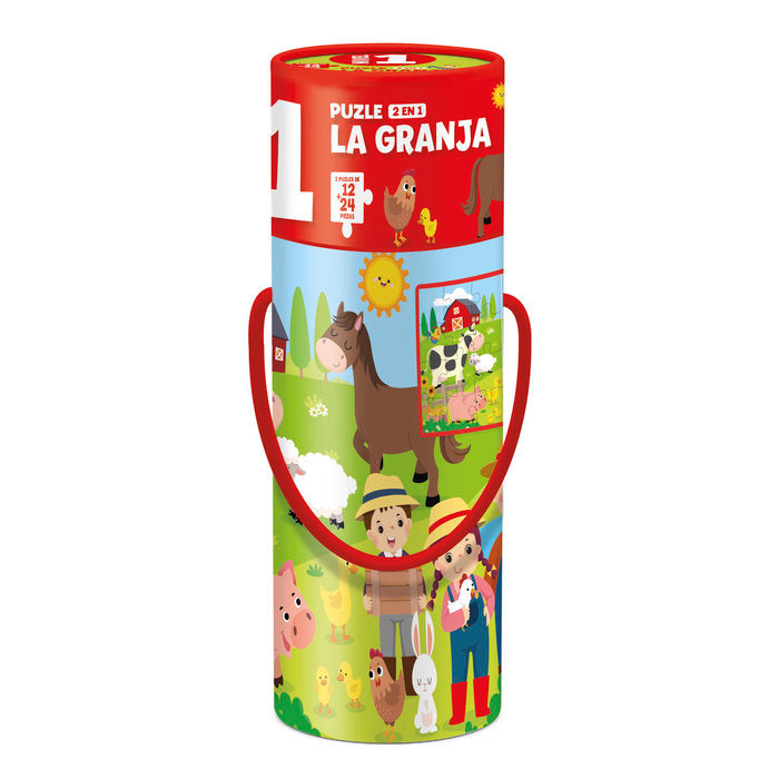 PUZZLE DE 12 Y 24 PIEZAS LA GRANJA PUZZLING | FUNTASTIC IMAGILAND | 1 UNIDAD | 8436602090897