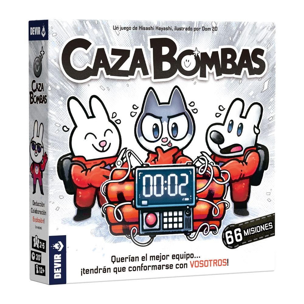 Juego de Mesa Caza Bombas Devir Games Imagen principal del producto