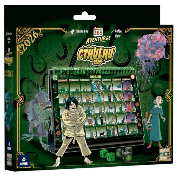 Calendario 365 Adventures Dungeon Devir Games Imagen principal del producto