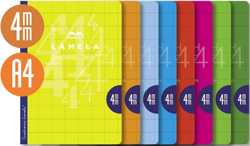 Bloc Espiral Estándar Liso 50H 90g | Lamela | Cartón | Formato Estándar | Pack 10 Unidades Imagen principal del producto