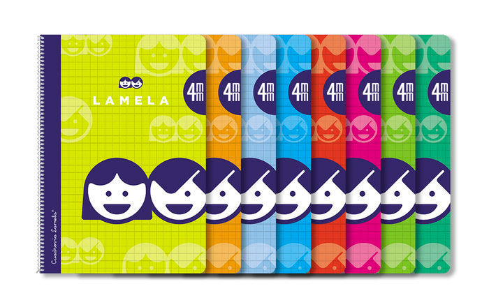 Bloc Espiral A4 Liso 80H 90g | Lamela | Cartón | Formato A4 | Pack 10 Unidades Imagen principal del producto