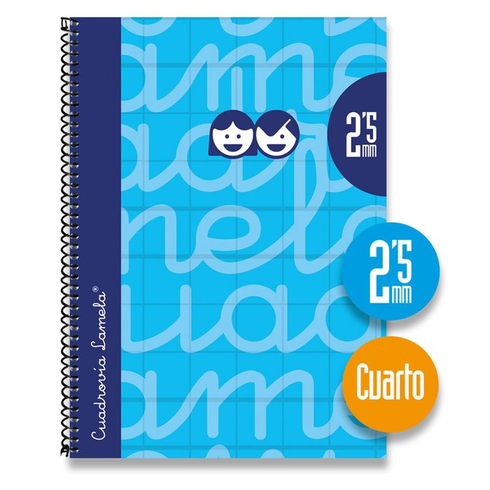 Bloc 4º Lamela Forrado Cuadrovia 2,5mm Azul