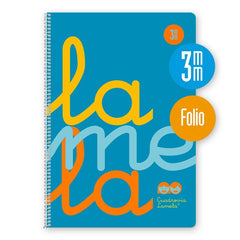 Bloc Espiral Estándar Liso 80H 90g | Lamela | Cartón | Formato Estándar | Pack 5 Unidades