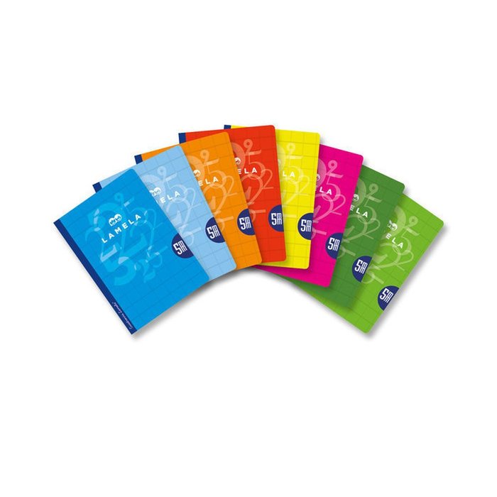 Bloc Espiral Estándar Liso 50H 90g | Lamela | Cartón | Formato Estándar | Pack 5 Unidades Imagen principal del producto