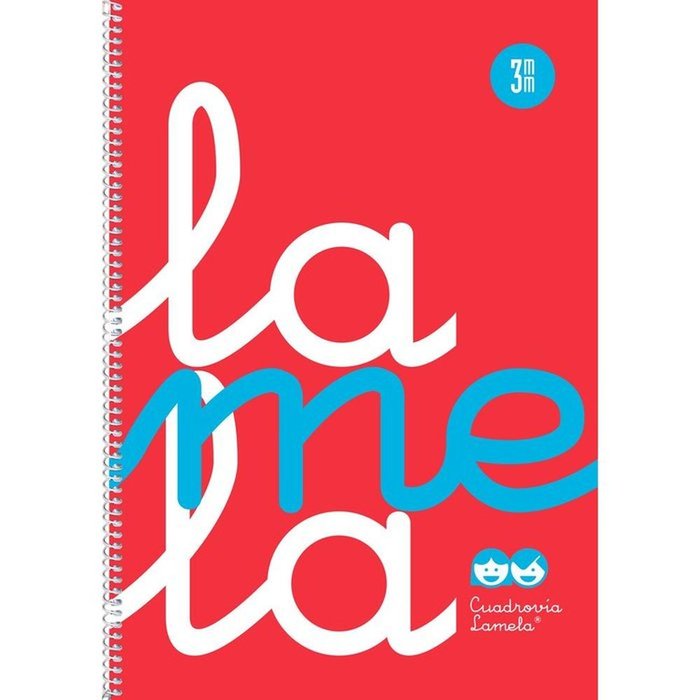 Bloc Espiral A5 Liso 90g | Lamela | Polipropileno | Formato A5 | Pack 5 Unidades