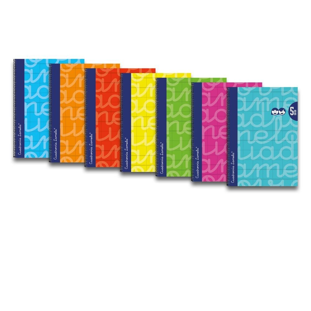 Bloc Folio Lamela Forrado Cuadrovia 5mm 90g 6 Colores Surti