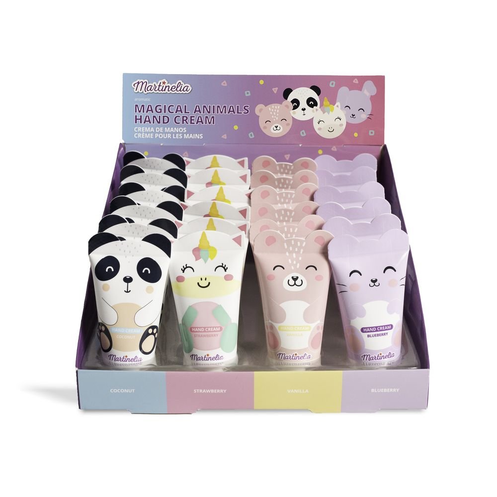 Expositor 24 crema de manos animalitos 30 ml MARTINELIA Imagen principal del producto