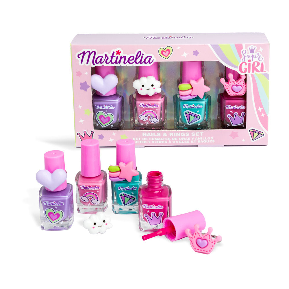 Set Esmalte Uñas y Anillos Super Girl MARTINELIA Imagen principal del producto