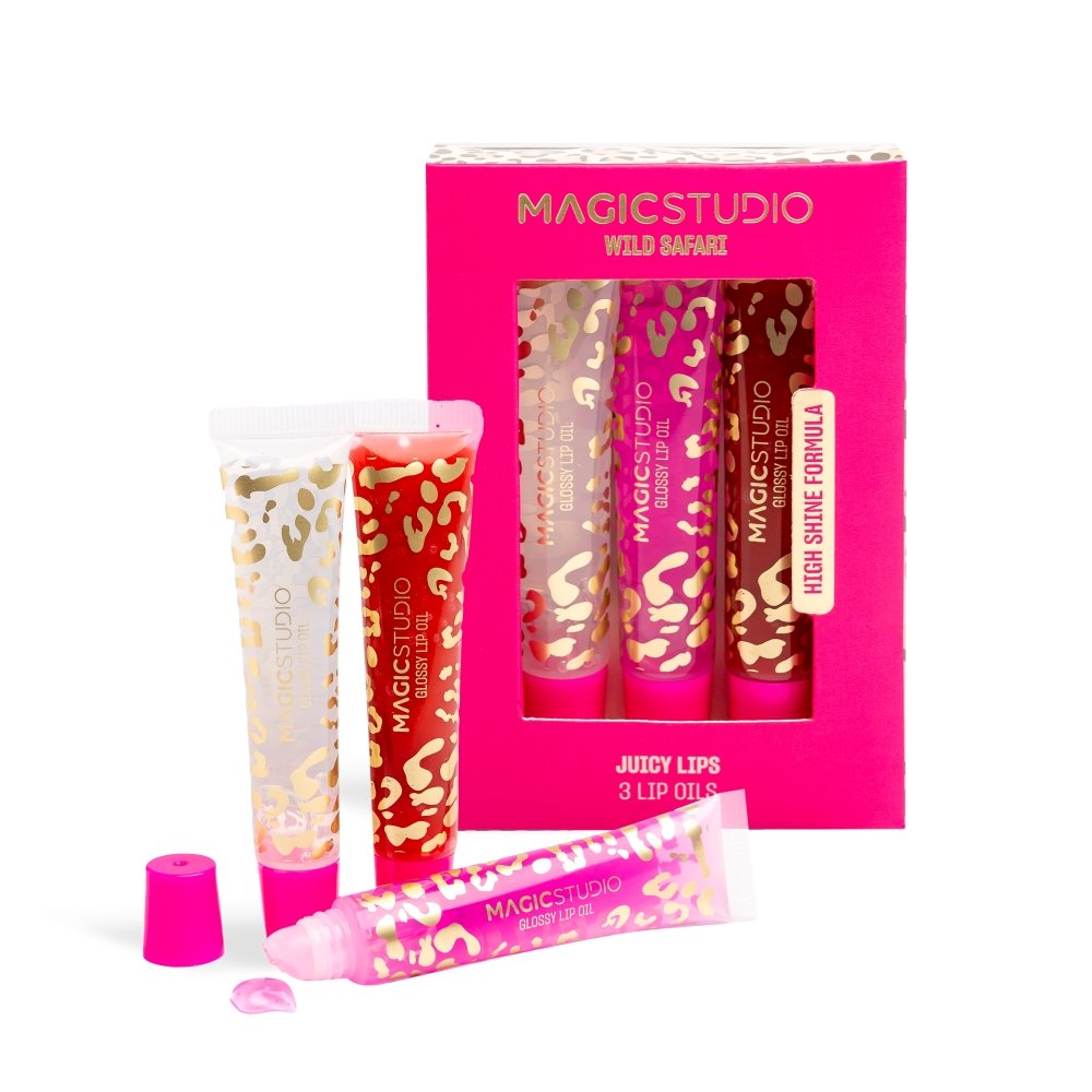 SET LABIOS GLOSS JUICY WILD SAFARI | MAGIC STUDIO | 1 UNIDAD | 8436616358860