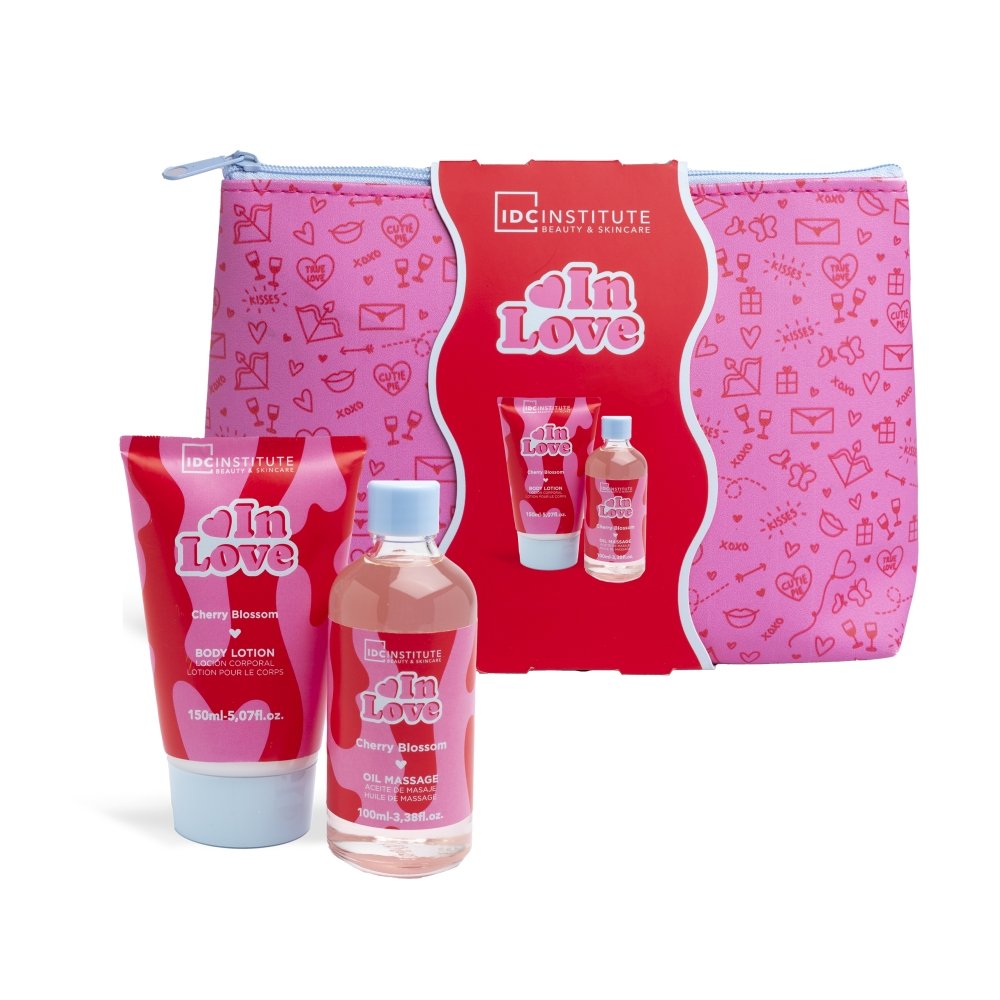 SET BAÑO IN LOVE NECESER ACEITE RELAJANTE Y LOCION CORPORAL | IDC INSTITUTE | 1 UNIDAD | 8436616359027 Imagen principal del producto