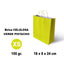 BOLSA CELULOSA XS 18X8X24 100G VERDE PASTEL 25 UNIDADES | GRAFOPLAS | 1 UNIDAD | 8436618710499