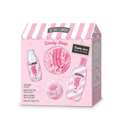 SET CANDY CHICLE DE FRESA (COLONIA+GEL DUCHA+BOMBA BAÑO+ESP | THE FRUIT COMPANY | 1 UNIDAD | 8436620171141