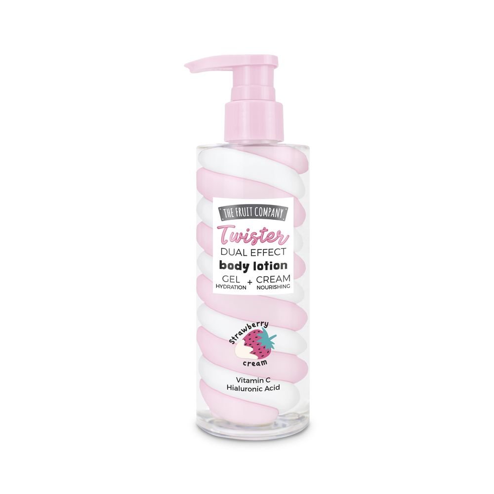 Expositor 12 Crema Cuerpo Twister Fresa Nata 200 g THE FRUIT COMPANY Imagen principal del producto