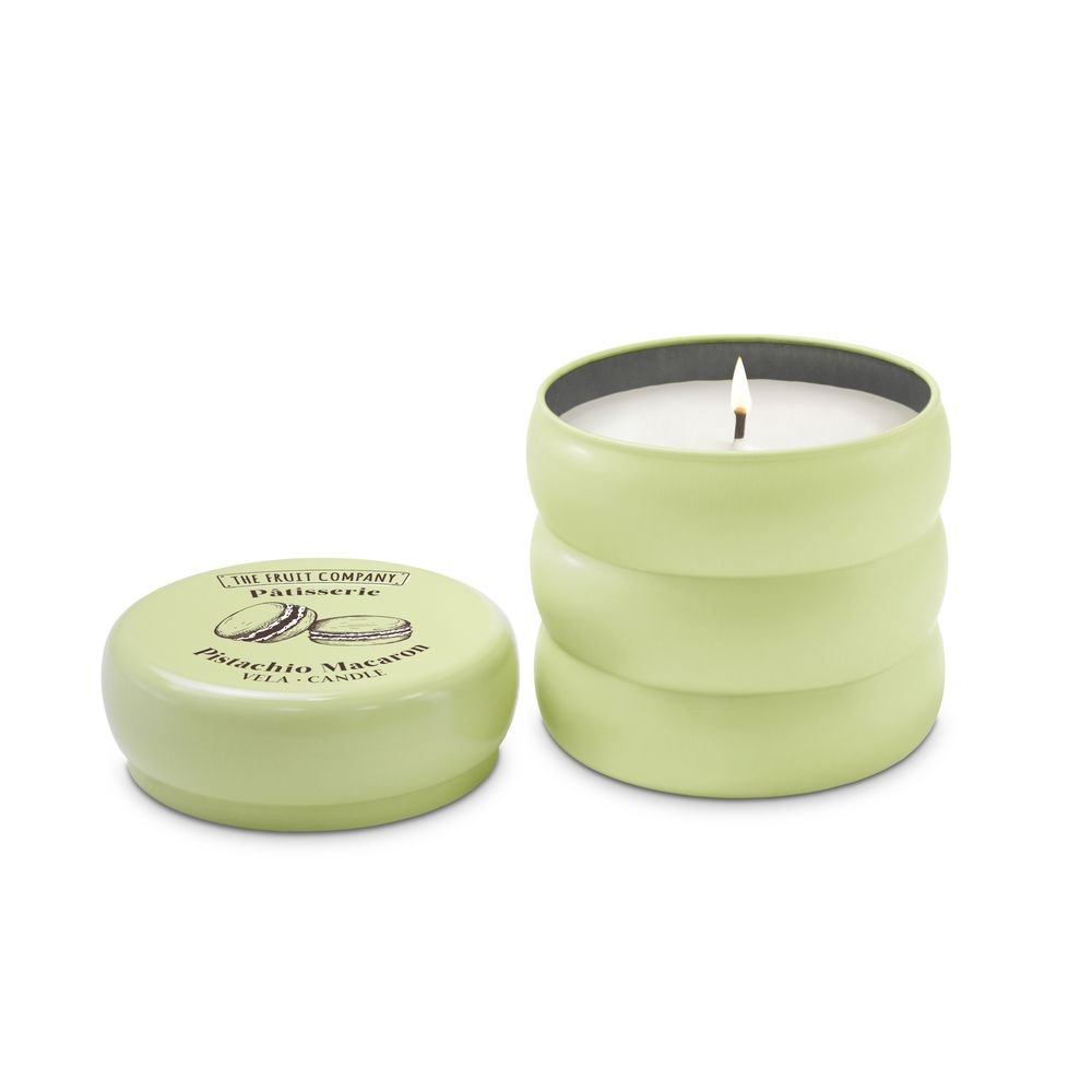 Expositor 8 Vela Lata Pistacho Macaron Patisserie 150 g THE FRUIT COMPANY