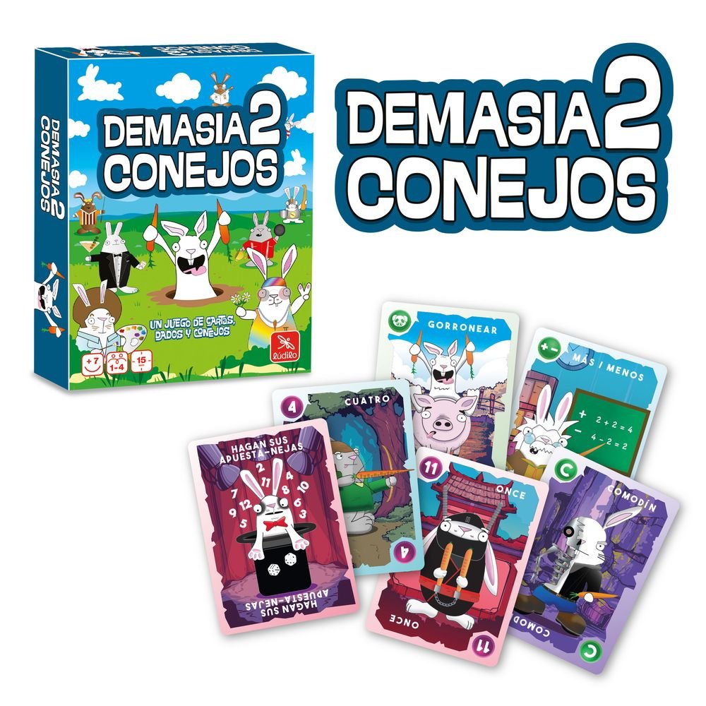 JUEGO DEMASIA2 CONEJOS | LUDILO | 1 UNIDAD | 8436621890256
