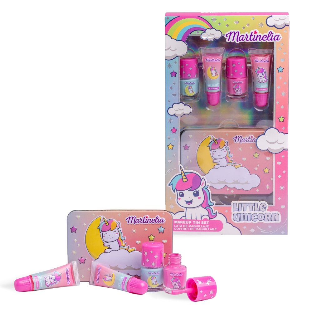 Set de Maquillaje en Lata Little Unicorn Unicornio MARTINELIA