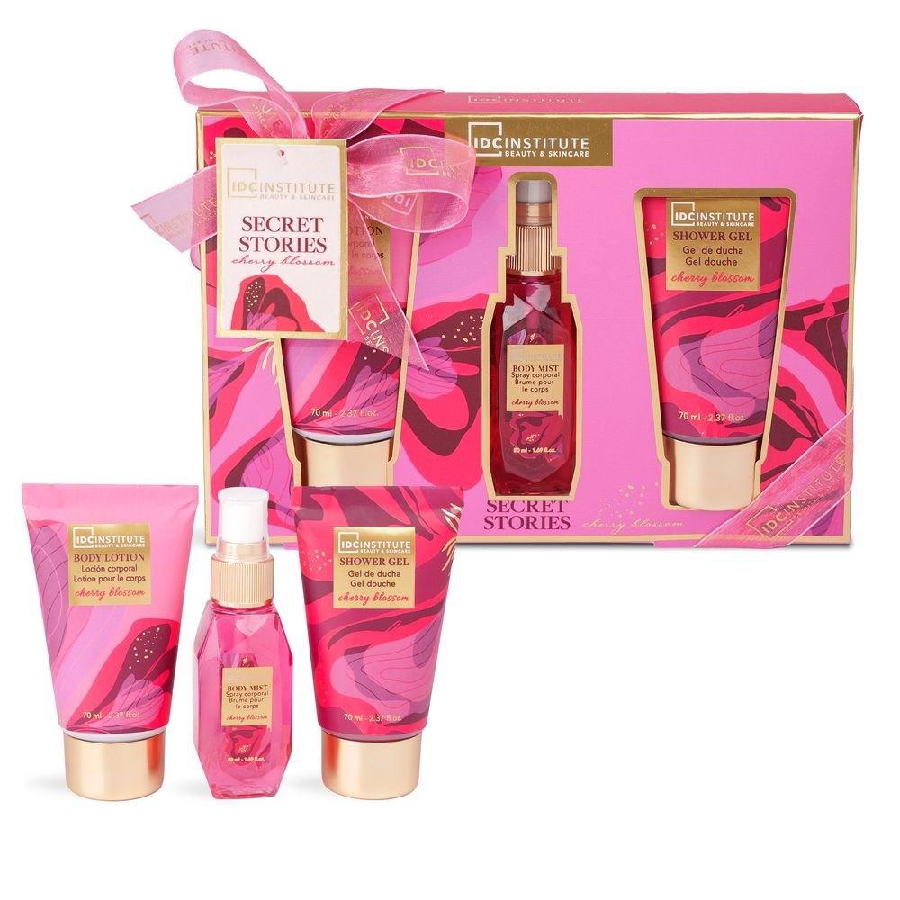 Estuche Set Trio Limpieza y Brillo Secret Stories IDC Regalo