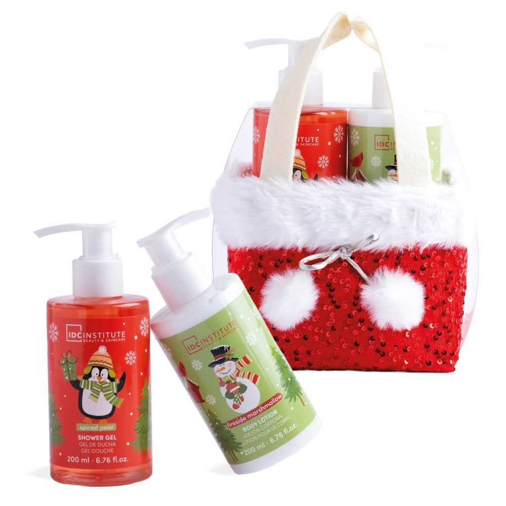 CESTA DE BAÑO LINEA GALLETAS NAVIDEÑAS GEL +LOCION CORPORAL | IDC INSTITUTE | 1 UNIDAD | 8436622274611 Imagen principal del producto