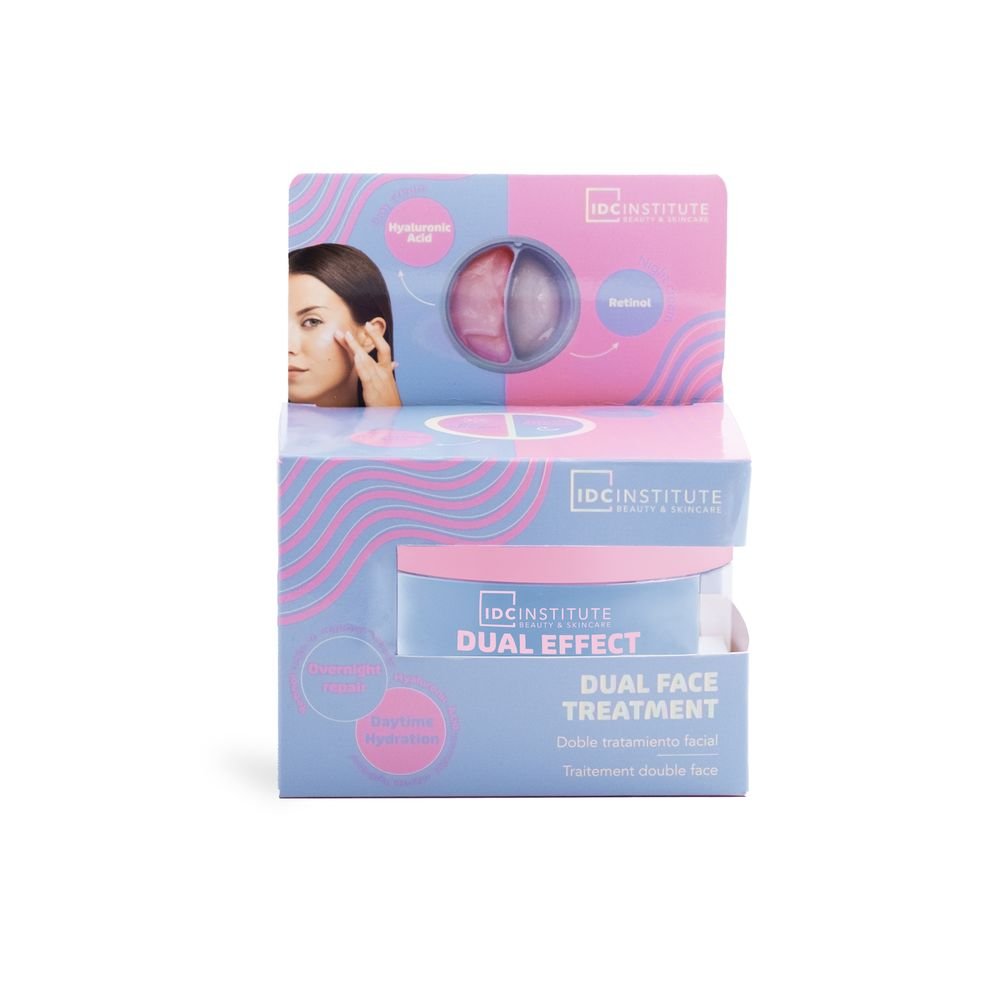 Crema Facial Hidratante Día y Noche Doble Efecto IDC Normal
