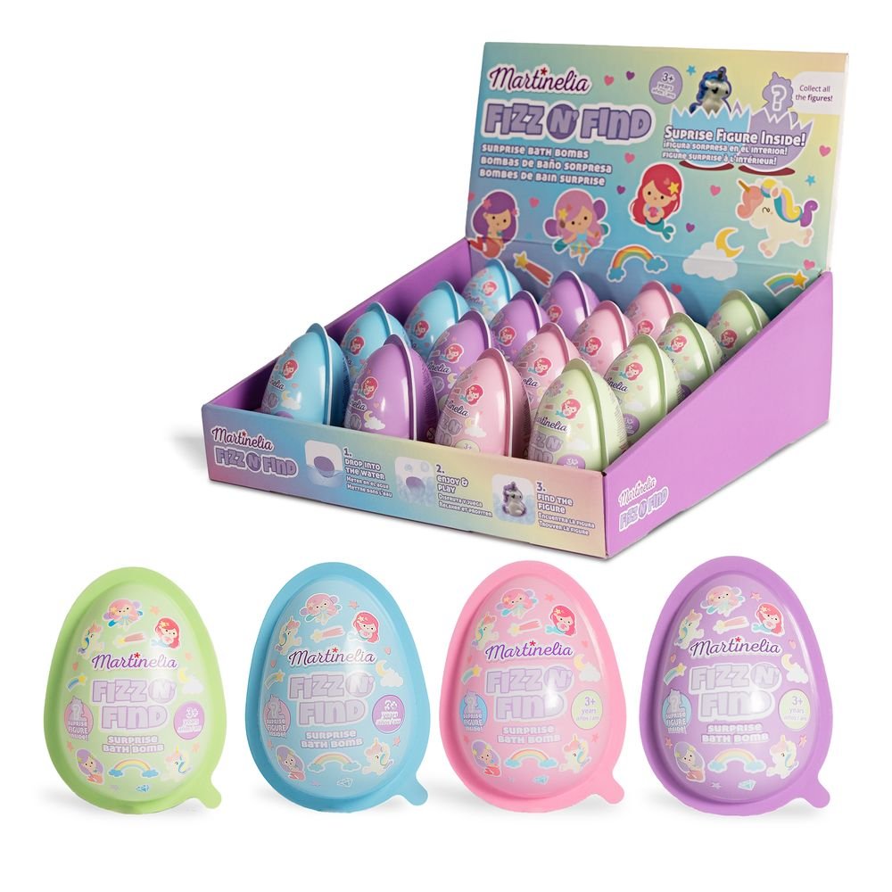 Expositor 16 Bombas de Baño Huevito 150 g MARTINELIA Imagen principal del producto