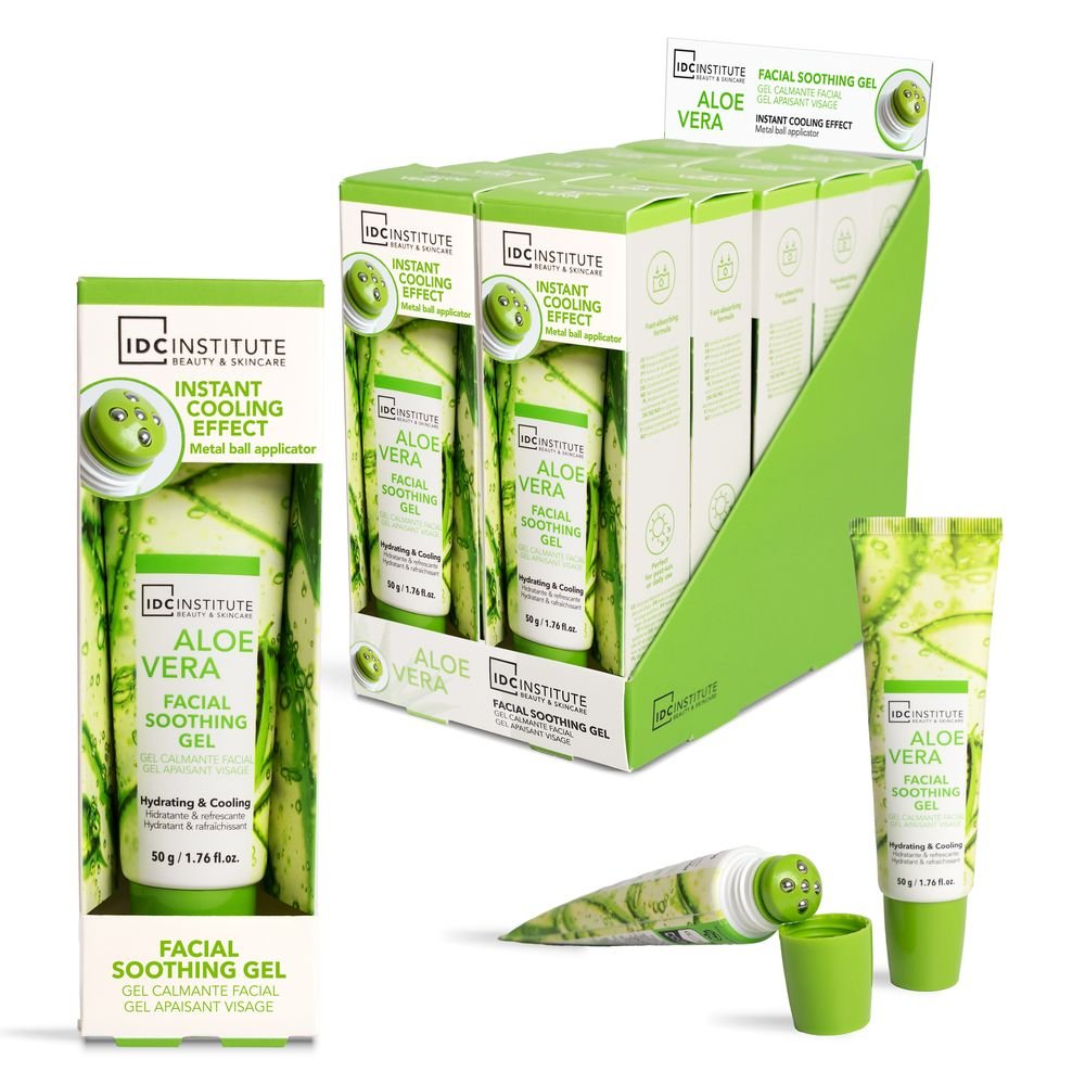Expositor 12 Gel Facial Calmente Aloe Vera 50 g IDC Normal Imagen principal del producto