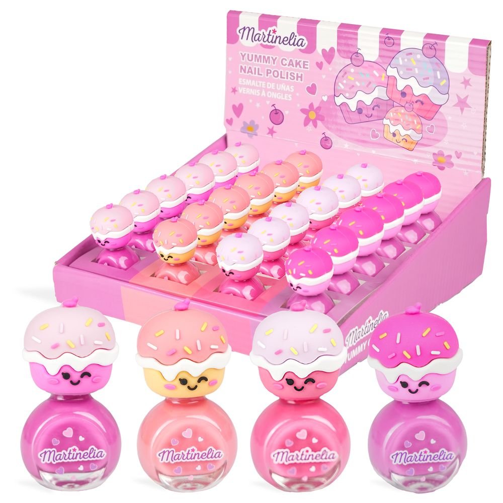 Expositor 24 Pintauñas Tartas Cakes MARTINELIA Imagen principal del producto