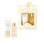 Set de baño perfumado Brillo Corporal Gold IDC Regalo 2 piezas