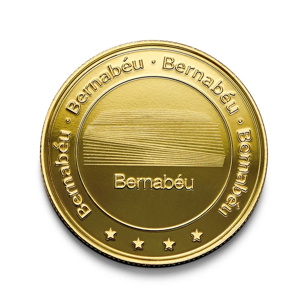 Moneda Real Madrid Bernabeu Oro MOCILAB Imagen principal del producto
