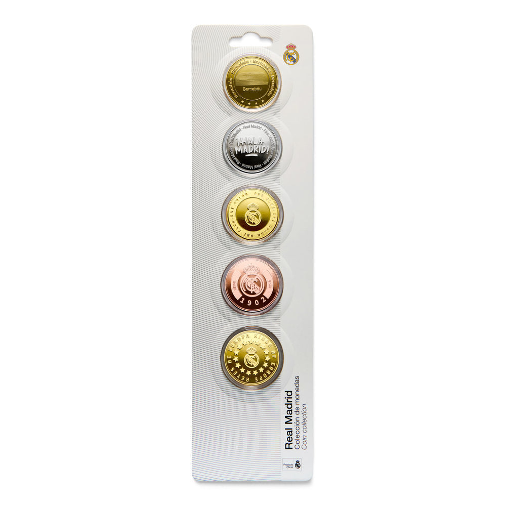 Moneda Real Madrid Pack 5 Unidades MOCILAB Imagen principal del producto