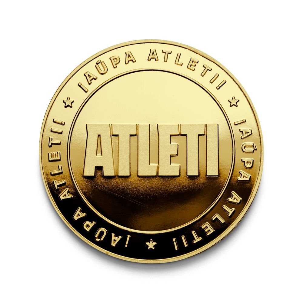 Moneda Atleti Oro MOCILAB Regalo decorativo