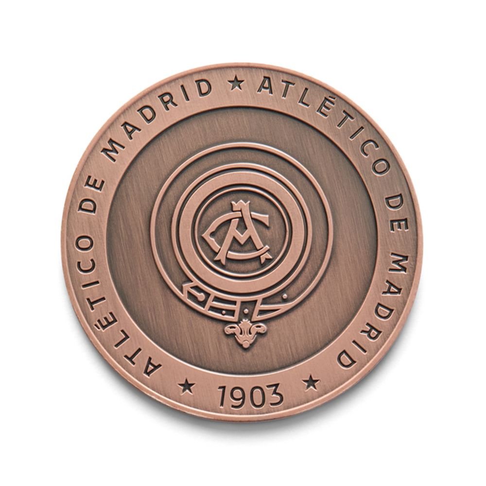 Moneda Atleti Escudo Antiguo Bronce Ant.