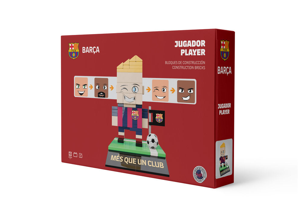 Set Construcción FC Barcelona Jugador 210 Piezas NEKO