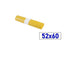Paq/25 Bolsas Basura 52x60 Amarilla 80 Galgas