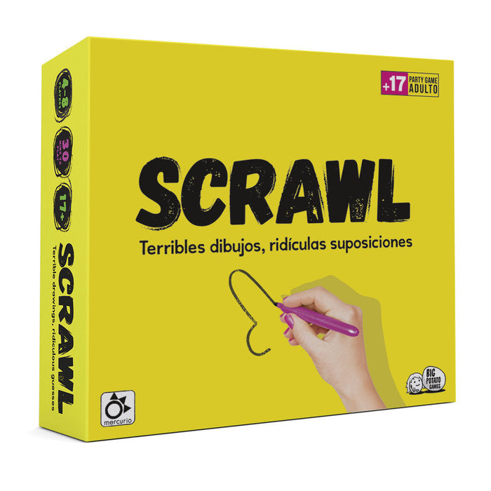 JUEGO DE DIBUJAR SCRAWL | MERCURIO | 1 UNIDAD | 8437015001418 Imagen principal del producto