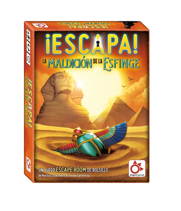 JUEGO DE MESA ESCAPA, LA MALDICION DE LA ESFINGE | MERCURIO | 1 UNIDAD | 8437015001951 Imagen principal del producto
