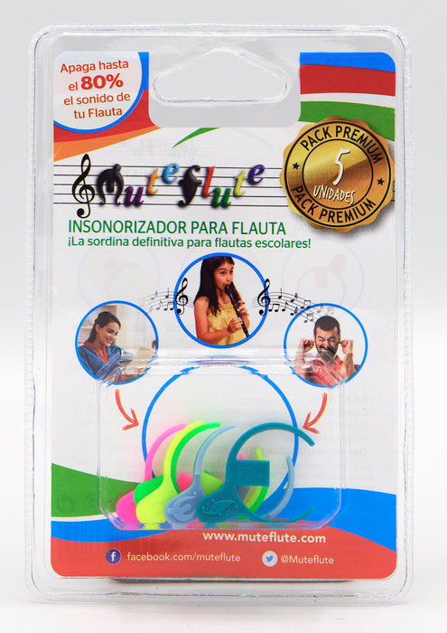 SORDINA MUTEFLUTE PARA FLAUTA DULCE BLISTER 5 | 1 UNIDADES | (SORDINAS MUTEFLUTE)