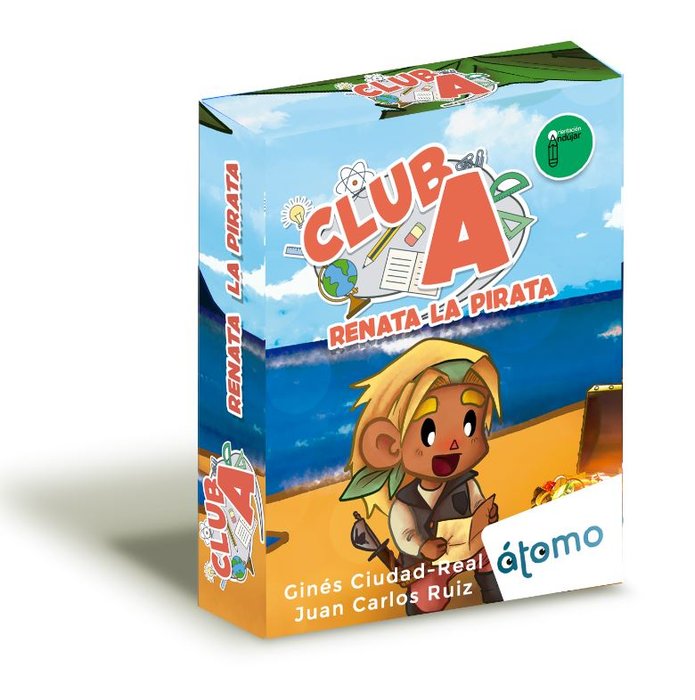 JUEGO DE CARTAS EDUCATIVO RENATA LA PIRATA CLUB A | ATOMO | 1 UNIDAD | 8437018229376