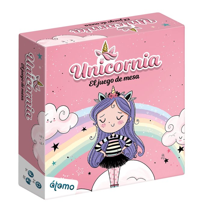 JUEGO DE MESA UNICORNIA | ATOMO | 1 UNIDAD | 8437018229802 Imagen principal del producto