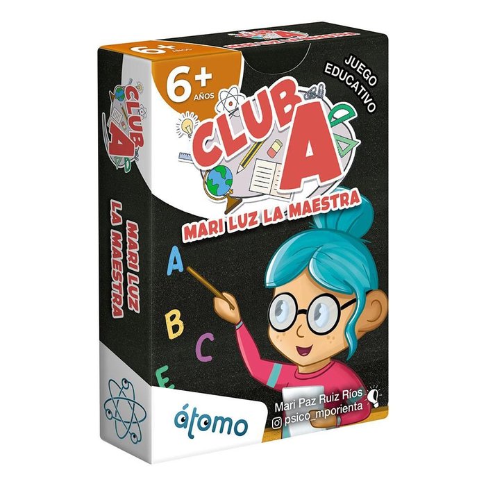 JUEGO DE MESA MARI LUZ LA MAESTRA - CLUB A | ATOMO | 1 UNIDAD | 8437018229871 Imagen principal del producto