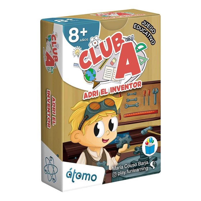 Juego de Mesa Adri el Inventor - ATOMO Imagen principal del producto