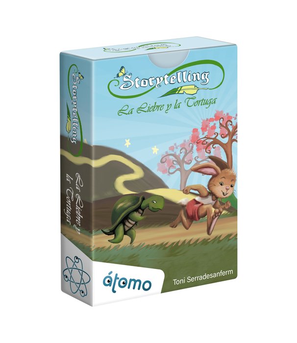 JUEGO STORYTELLING - LA LIEBRE Y LA TORTUGA | ATOMO | 1 UNIDAD | 8437018230020 Imagen principal del producto
